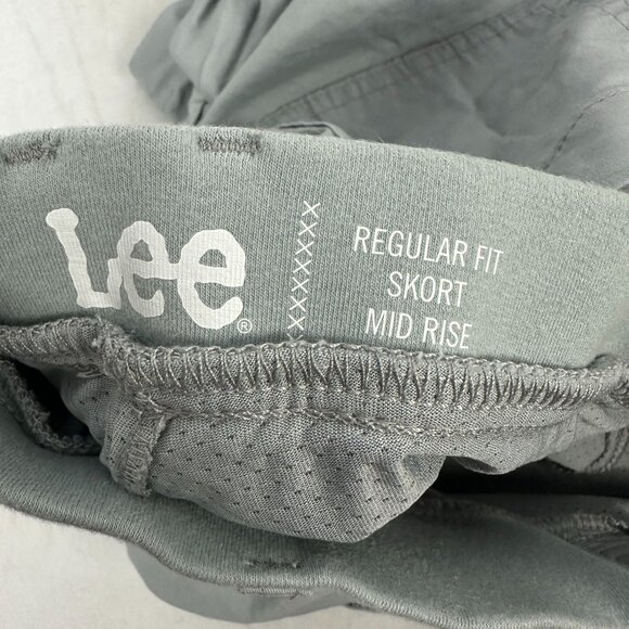 Lee Womens Mid Rise Cargo Skort Gray Size Medium - Picture 3 of 5